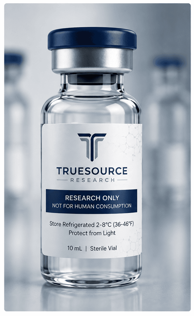 TrueSource Research branded vial